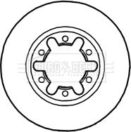 Borg & Beck BBD4648 - Гальмівний диск autozip.com.ua