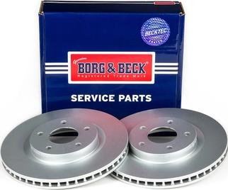 Borg & Beck BBD4657 - Гальмівний диск autozip.com.ua