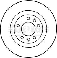 Borg & Beck BBD4669 - Гальмівний диск autozip.com.ua