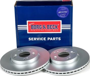 Borg & Beck BBD4660 - Гальмівний диск autozip.com.ua