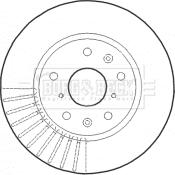 CAR BS7150 - Гальмівний диск autozip.com.ua