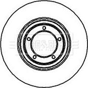 Borg & Beck BBD4632 - Гальмівний диск autozip.com.ua