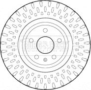 Borg & Beck BBD4624 - Гальмівний диск autozip.com.ua