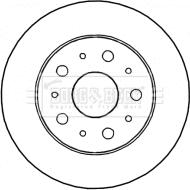 Borg & Beck BBD4621 - Гальмівний диск autozip.com.ua