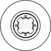 Borg & Beck BBD4014 - Гальмівний диск autozip.com.ua
