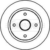 Borg & Beck BBD4011 - Гальмівний диск autozip.com.ua
