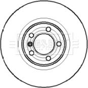 Borg & Beck BBD4085 - Гальмівний диск autozip.com.ua