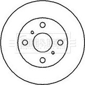 Borg & Beck BBD4039 - Гальмівний диск autozip.com.ua
