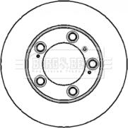 Borg & Beck BBD4164 - Гальмівний диск autozip.com.ua