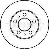 EURODEAL AUTOPARTS 391 - Гальмівний диск autozip.com.ua