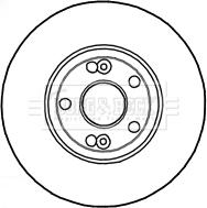 Borg & Beck BBD4813 - Гальмівний диск autozip.com.ua