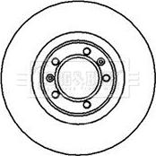 BENDIX 561180 - Гальмівний диск autozip.com.ua