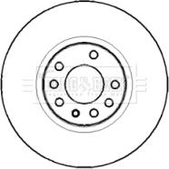 Borg & Beck BBD4395 - Гальмівний диск autozip.com.ua