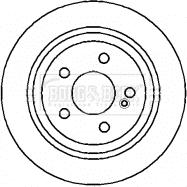 Borg & Beck BBD4353 - Гальмівний диск autozip.com.ua