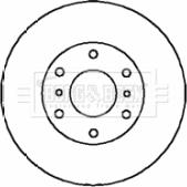 Borg & Beck BBD4357 - Гальмівний диск autozip.com.ua