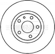 Borg & Beck BBD4307 - Гальмівний диск autozip.com.ua