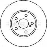 Borg & Beck BBD4329 - Гальмівний диск autozip.com.ua