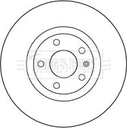 Borg & Beck BBD4243 - Гальмівний диск autozip.com.ua