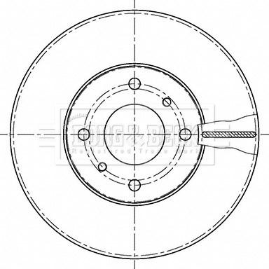 Borg & Beck BBD4232 - Гальмівний диск autozip.com.ua