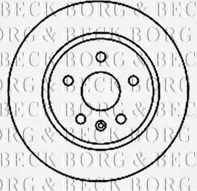 Borg & Beck BBD4766 - Гальмівний диск autozip.com.ua