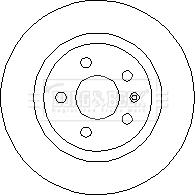 CAR BDC5763 - Гальмівний диск autozip.com.ua