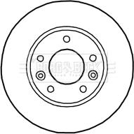 Borg & Beck BBD4774 - Гальмівний диск autozip.com.ua