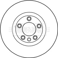 Borg & Beck BBD5994S - Гальмівний диск autozip.com.ua