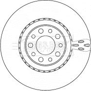 Borg & Beck BBD5930S - Гальмівний диск autozip.com.ua