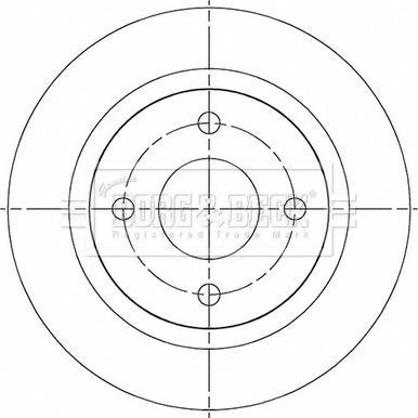 Borg & Beck BBD5499 - Гальмівний диск autozip.com.ua