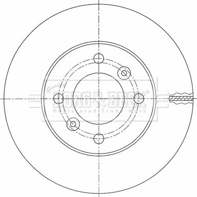 Borg & Beck BBD5451 - Гальмівний диск autozip.com.ua