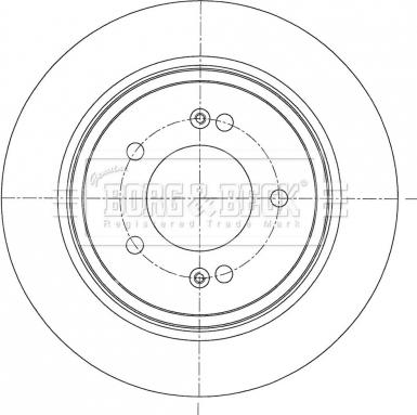 Borg & Beck BBD5418 - Гальмівний диск autozip.com.ua