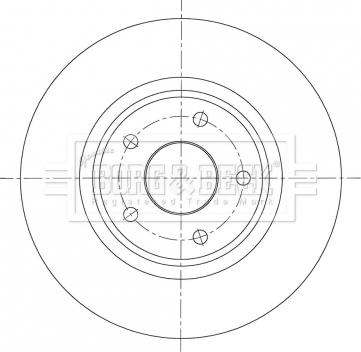 Borg & Beck BBD5420 - Гальмівний диск autozip.com.ua