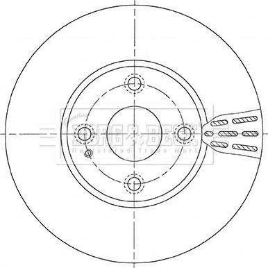 Borg & Beck BBD5476 - Гальмівний диск autozip.com.ua