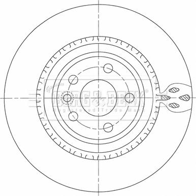 Borg & Beck BBD5471 - Гальмівний диск autozip.com.ua