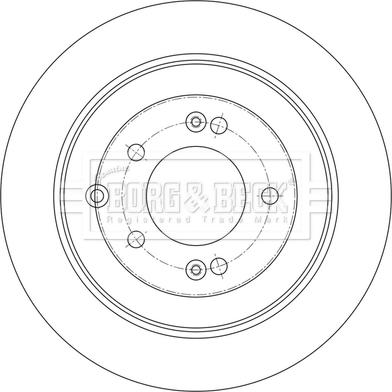 Borg & Beck BBD5591 - Гальмівний диск autozip.com.ua