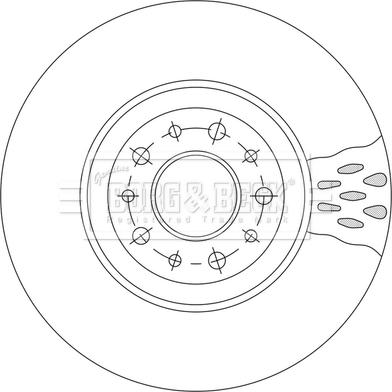 Borg & Beck BBD5554 - Гальмівний диск autozip.com.ua