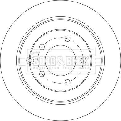 Borg & Beck BBD5565 - Гальмівний диск autozip.com.ua