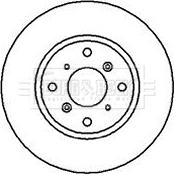 Borg & Beck BBD5090 - Гальмівний диск autozip.com.ua