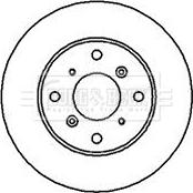 Borg & Beck BBD5091 - Гальмівний диск autozip.com.ua