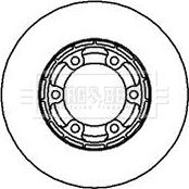Borg & Beck BBD5098 - Гальмівний диск autozip.com.ua