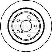 Borg & Beck BBD5047 - Гальмівний диск autozip.com.ua
