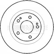 Borg & Beck BBD5008 - Гальмівний диск autozip.com.ua