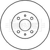 Borg & Beck BBD5018 - Гальмівний диск autozip.com.ua