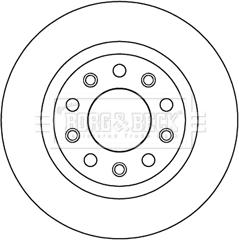 Borg & Beck BBD5194 - Гальмівний диск autozip.com.ua