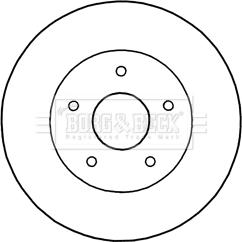 Borg & Beck BBD5192 - Гальмівний диск autozip.com.ua