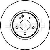 Borg & Beck BBD5122 - Гальмівний диск autozip.com.ua