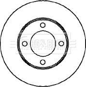 Brembo 09.5615.10 - Гальмівний диск autozip.com.ua