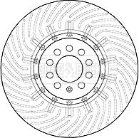Brake Engineering DI956608S - Гальмівний диск autozip.com.ua