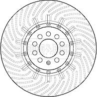 A.B.S. 17845 - Гальмівний диск autozip.com.ua