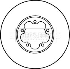 Borg & Beck BBD5341 - Гальмівний диск autozip.com.ua